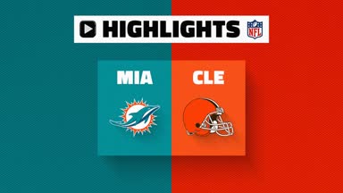 NFL Highlights: Dolphins @ Browns