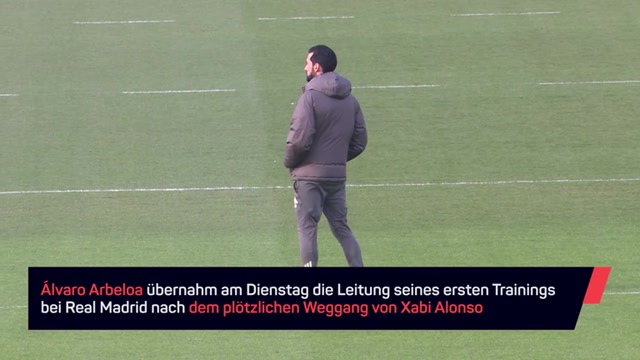 Alvaro Arbeloas erstes Training bei Real Madrid!