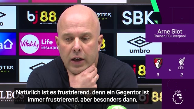 Slot frustriert: "Uns ist die Energie ausgegangen"