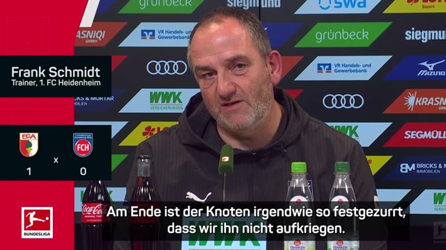 Schmidt: "Der Knoten ist irgendwie festgezurrt"