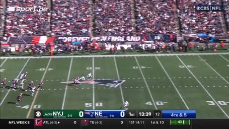 Highlights: Patriots entreißen Jets den Sieg