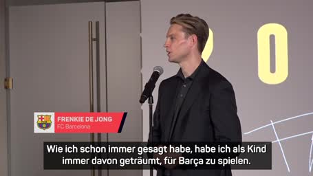 De Jong verlängert: "Noch viele Jahre bei Barca"
