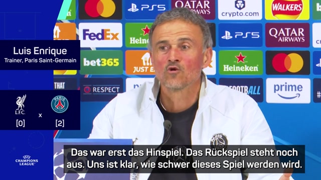 Enrique warnt vor Liverpool