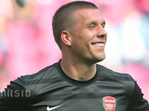 "King Poldi" bei Arsenal: Lebenslustig und torgefährlich