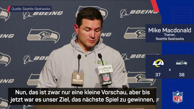 Nächstes Ziel? Macdonald: Wollen Division gewinnen