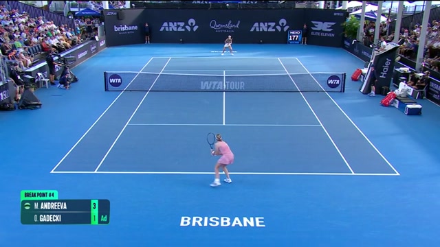 Highlights: Andreeva besiegt Lokalmatadorin