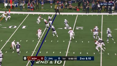 Dowdle sorgt für Cowboys-Führung