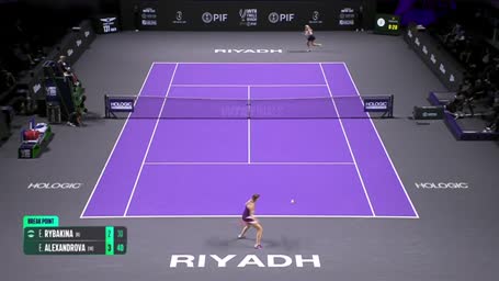 Highlights: Rybakina zieht ins Halbfinale ein