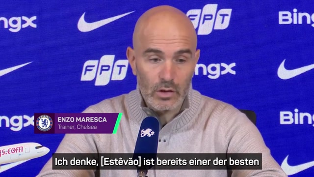 "Einer der Besten": Maresca mit Lob für Estevao