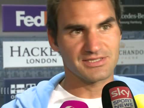 Roger Federer in Hamburg: "Wimbledon-Aus habe ich gut verdaut"