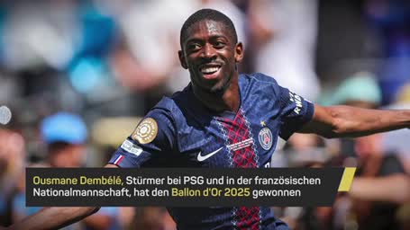 Dembélé gewinnt den Ballon d'Or 2025