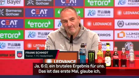Schmidt rasiert seine Spieler: "Enttäuscht mich"