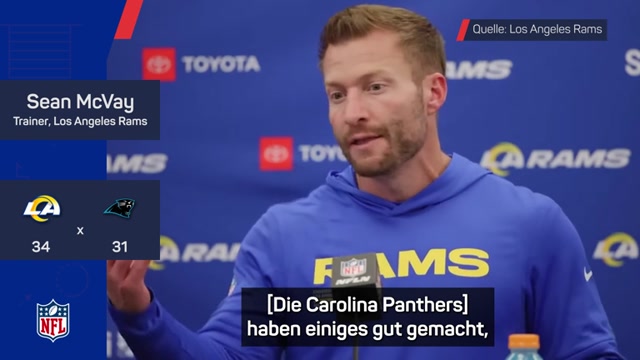 McVay: Stafford führte uns zum Sieg