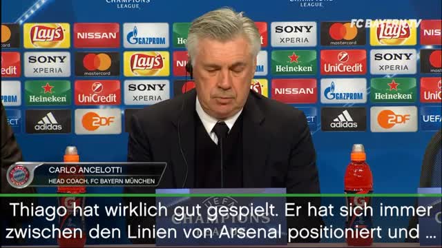 Ancelotti lobt: Thiagos Leistung? "Perfekt"