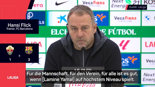 Yamal? Flick: Er hat noch Potenzial