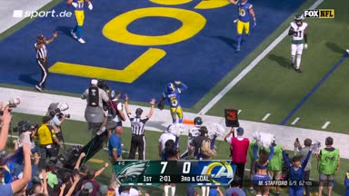 Atwell fängt den ersten Rams-TD