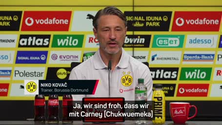 Kovac "froh" über Chukwuemeka und Anselimo