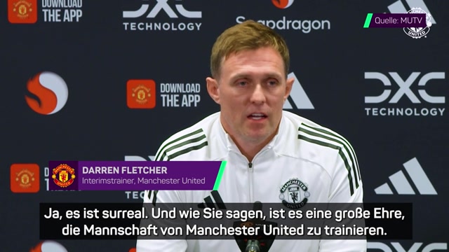 Fletcher: United zu trainieren "eine große Ehre"