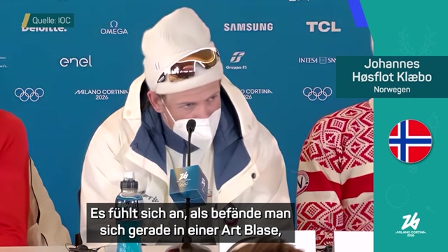 Rekordsieger Klaebo fühlt sich "wie in einer Blase"