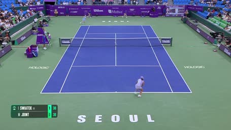 Highlights: Swiatek stürmt ins Finale von Seoul