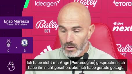 Maresca hat Mitgefühl mit Postecoglou