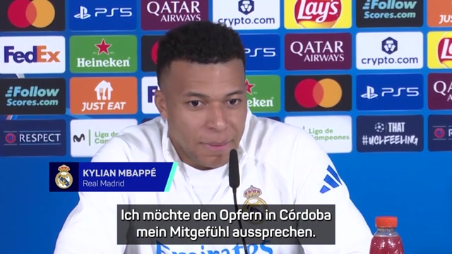 Mbappé und Arbeloa gedenken Opfern von Córdoba