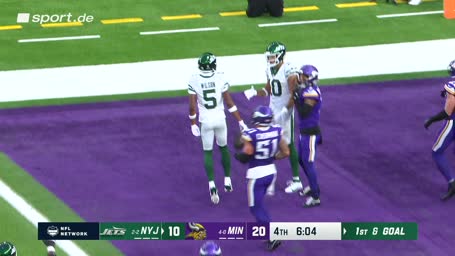 Touchdown! Garrett Wilson mit dem Anschluss