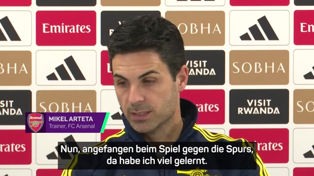 Arteta: "Viel gegen Bayern gelernt"
