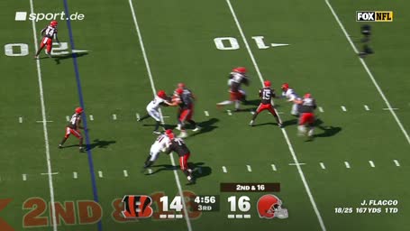 Körperbeherrschung pur! Bengals mit dem Big-Play
