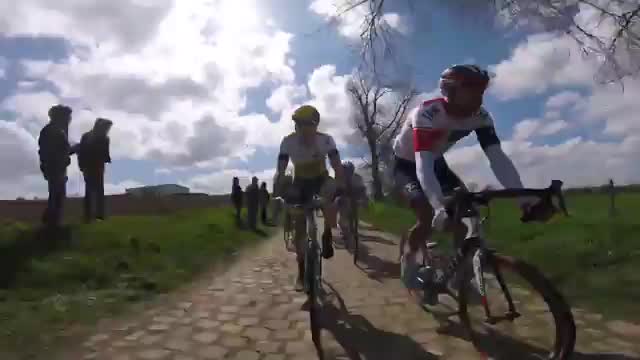 Onboard-Kamera bei Paris-Roubaix