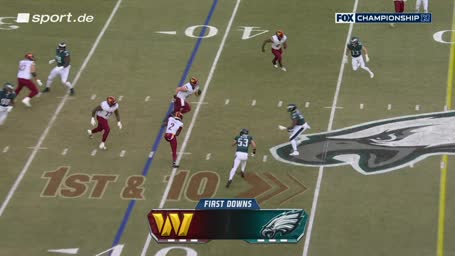 Eagles bestrafen Fumble mit zweitem Touchdown