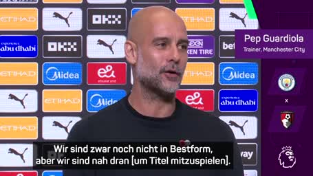 Guardiola: "Bin sehr optimistisch für diese Saison" Guardiola: "Bin sehr optimistisch für diese Saison"