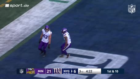 Vikings ohne Gnade gegen die Giants