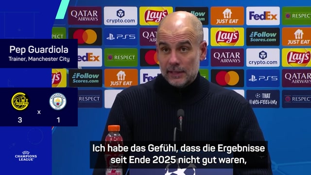 Guardiola: "Alles läuft schief und gegen uns"