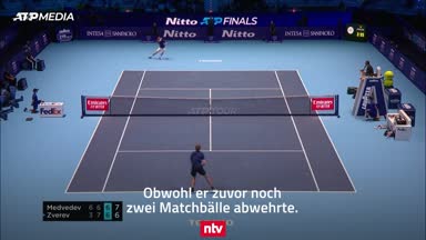 Zverev unterliegt Angstgegner Medvedev