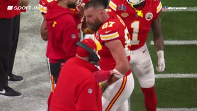 Gefrusteter Kelce schnauzt Reid an