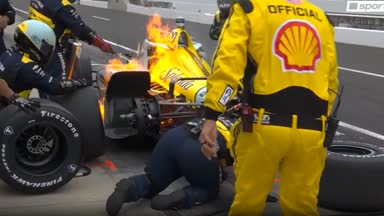 Crashs und Chaos beim Indy 500