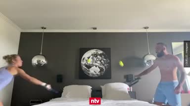 Tennis im Hotel: So hält Laura Siegemund sich fit