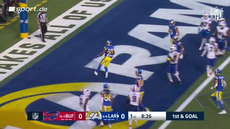 Rams rennen zum ersten TD
