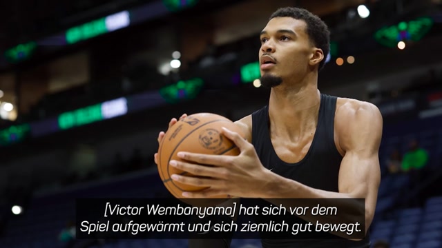 Spurs-Coach nach Wemby-Verletzung zuversichtlich Spurs-Coach nach Wemby-Verletzung zuversichtlich