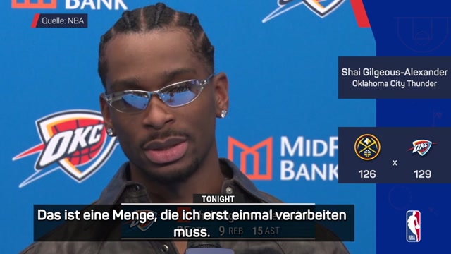 Gilgeous-Alexander verrät Rekordspiel-Geheimnis