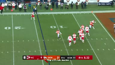 Zweite Interception! Mahomes völlig von der Rolle