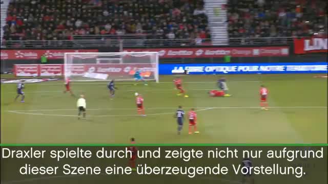 Draxler dribbelt ganz Dijon schwindelig