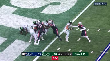 Patriots-Defense liefert -  Safety sorgt für Vorentscheidung