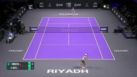 Highlights: Swiatek lässt Keys keine Chance