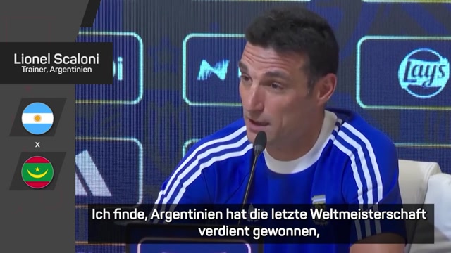 Scaloni: WM-Titel verteidigen wird "schwierig"