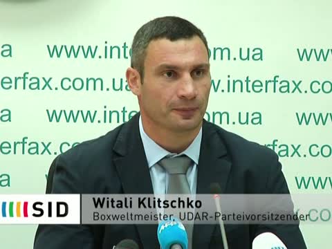 Ukraine: Klitschko und Schewtschenko im politischen Wahlkampf
