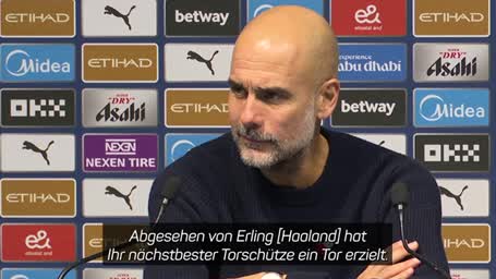 Guardiola: "Haaland wie Messi und Ronaldo"