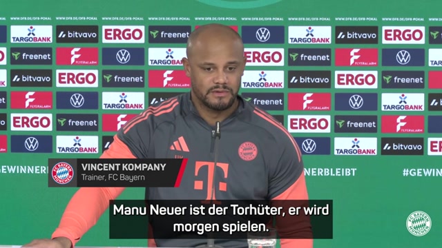 Kompany: "Erreichen unsere Ziele mit Urbig"