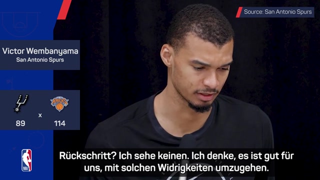 Wembanyama nach Pleite: "Knicks sind Top-Team"